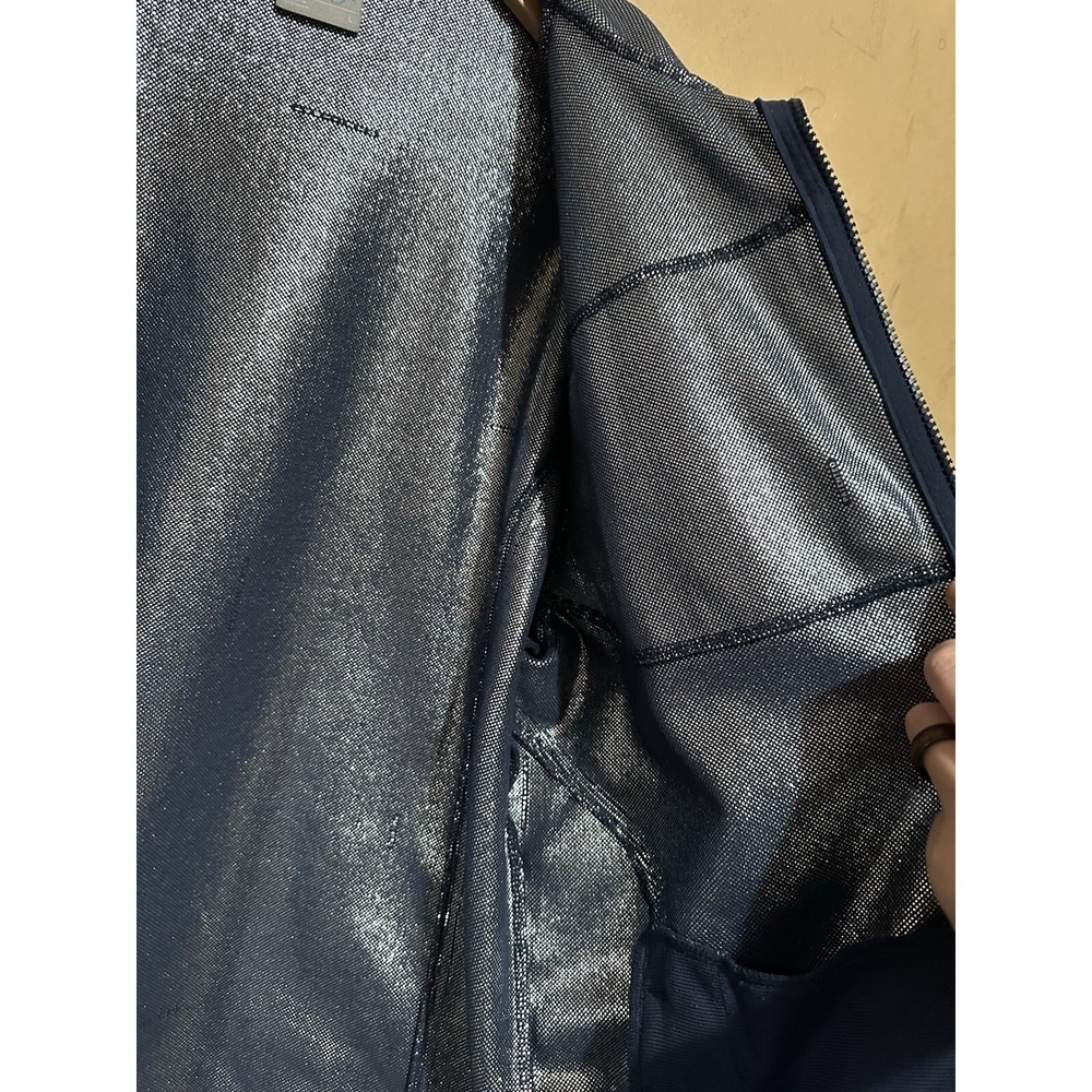 Columbia Interchange Jacket Fleece Full Zip Navy Blue Large Mens‎ Outdoor - Picture 5 of 6